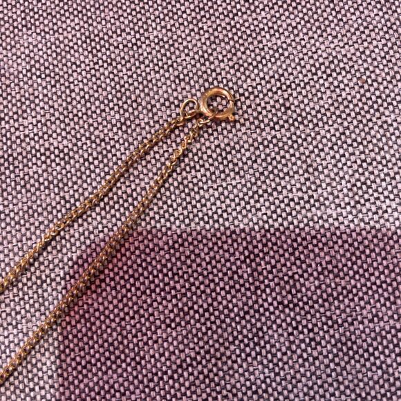 Vintage 1980s Michael Jackson Necklace Gold Tone 9” Chain - Picture 4 of 4